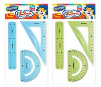 zestaw geometryczny 3el. 15cm bambino 3134