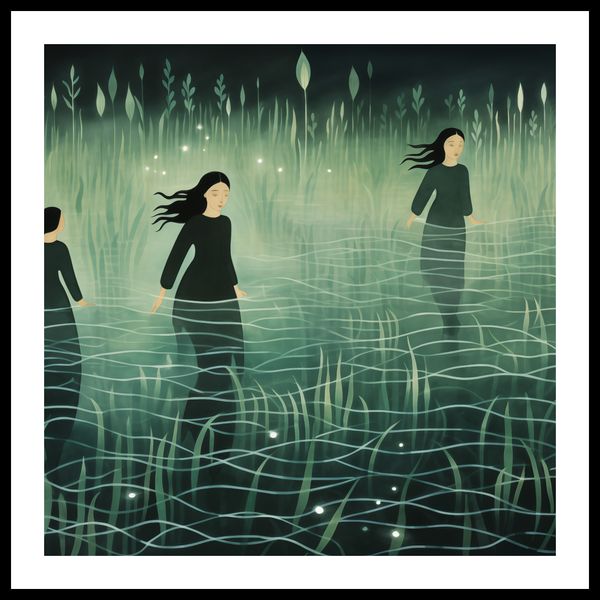 Plakat 70x70cm Pośród Ciszy zdjęcie 3