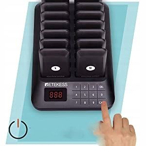 Retekess TD157 Bezprzewodowy Pagera Restauracji, 500M,Przywoływacz Klientów na Arena.pl