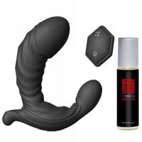 Masażer na pilota z silikonu i feromony gratis.