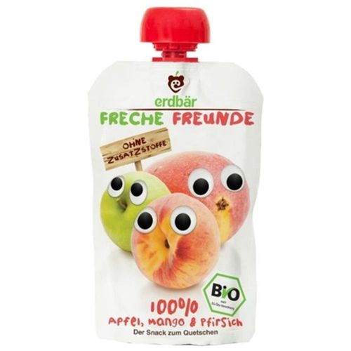 MUS JABŁKO, MANGO, BRZOSKWINIA 100 G EKO ERDBAR na Arena.pl