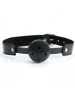 black breathable ball gag