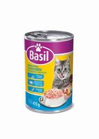 KARMA BASIL DLA KOTA Z ŁOSOSIEM 415G PUSZKA