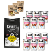 BULT JUNIOR sucha i mokra karma dla psa Mix Smaków 8,16kg + Przysmaki