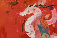 Plakat 91,5x61cm Orientacyjny Smok