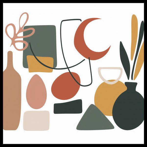 Plakat 70x70cm Formy Wyzwolone zdjęcie 2