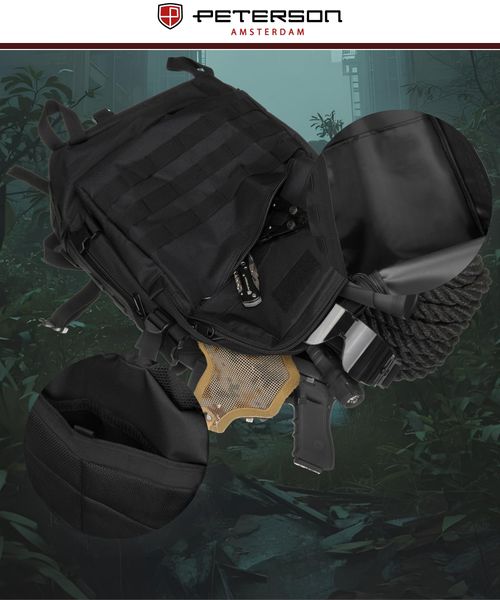 plecak ptn bl003-8069 black zdjęcie 5