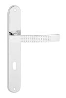 KLAMKA DRZWIOWA ASTRA 72MM KLUCZ KOLOR CHROM