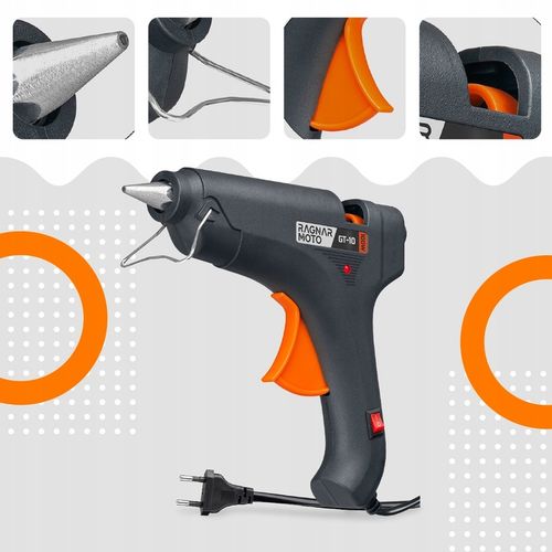 PISTOLET DO KLEJU NA GORĄCO DO KLEJENIA 100W 11mm +5 WKŁADÓW KLEJU na Arena.pl