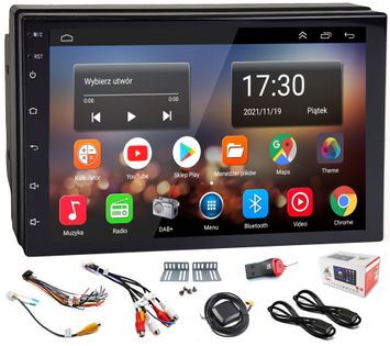 Radio Samochodowe 2 DIN, Android 8.1 ekran 7" GPS dotykowy panel USB