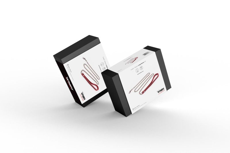 Smycz- Leash Crazy Horse Red zdjęcie 2