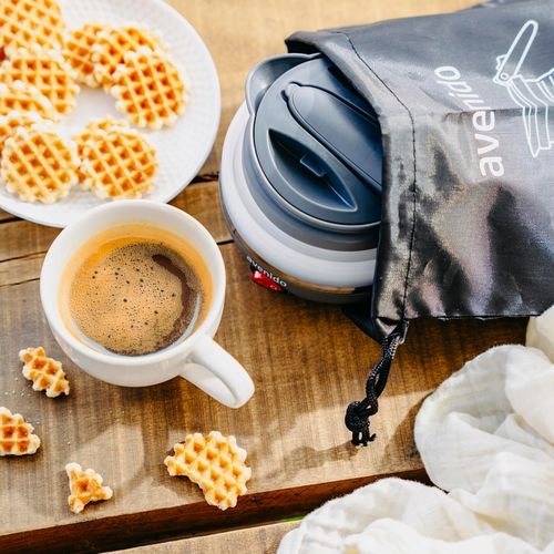 Czajnik Turystyczny Składany Silikonowy Szary AGD Drobne Do Kuchni na Arena.pl