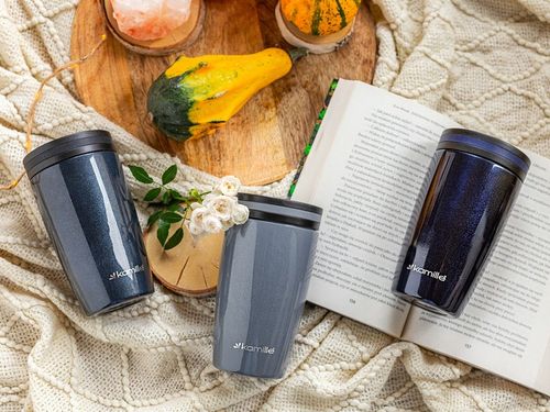 KUBEK TERMICZNY TERMOS BUTELKA BIDON NA KAWĘ HERBATĘ SZCZELNY 320ml KAMILLE na Arena.pl