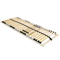 Stelaż z listew Brązowy 70 x 190 cm Lite drewno bukowe