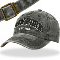 Czapka z Daszkiem Męska Damska Bejsbolówka Regulowane Zapięcie Unisex