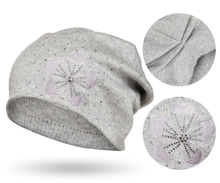 czapka ptn hat-02-7514 grey zdjęcie 1