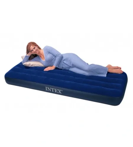 Materac Dmuchany Dwuosobowy Welurowy Łóżko Intex MODEL 2024 na Arena.pl