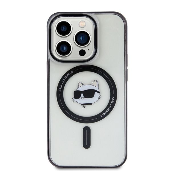 Etui Karl Lagerfeld do iPhone 15 Pro, Przezroczysty, MagSafe zdjęcie 3