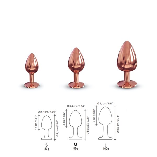 Dorcel Diamond Plug Rose Gold L zdjęcie 2