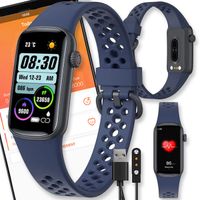 SMARTWATCH ZEGAREK PL MENU WODOODPORNY PULS SPORT H91