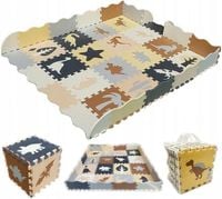 DUŻA Mata piankowa 52 puzzle gruba XXL BEZPIECZNA