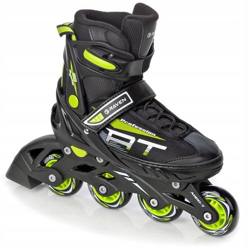 Rolki Regulowane RAVEN Profession Black/Lime 31-35 na Arena.pl