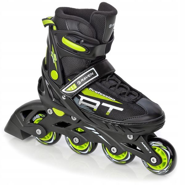 Rolki Regulowane RAVEN Profession Black/Lime 31-35 zdjęcie 6