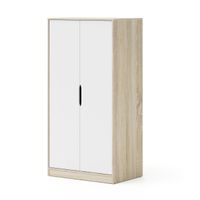 Funkcjonalna szafa Samoa-Fuji 165 cm dąb sonoma / biały mat