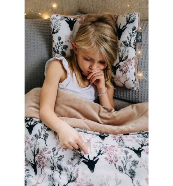 Kocyk Dwustronny Bambus/Velvet - JELONKI JASNE zdjęcie 3