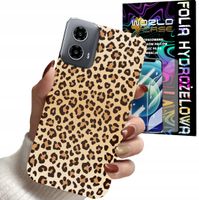 ETUI DO MOTOROLA MOTO G34 5G - PANTERKA WZORKI MODNE WZORY + FOLIA