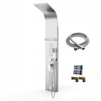 Panel prysznicowy Dakota hydromasaż +szklana półka +wodospad+wylewka