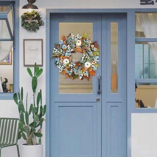 WIENIEC WIANEK GIRLANDA NA DZWI DEKORACYJNY JESIENNY STROIK DYNIE DOM na Arena.pl