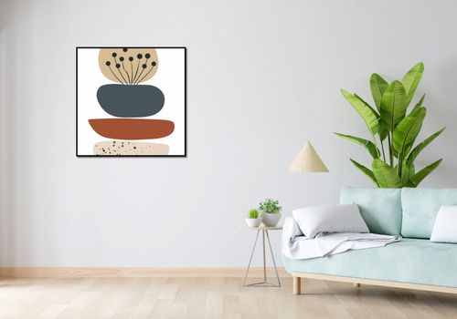 Plakat 80x80cm Organiczna Kompozycja na Arena.pl