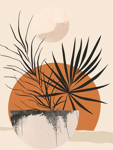 Plakat 60x80cm Palmowy Zachód zdjęcie 1