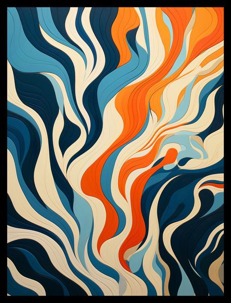 Plakat 30x40cm Oceaniczne Fale zdjęcie 2