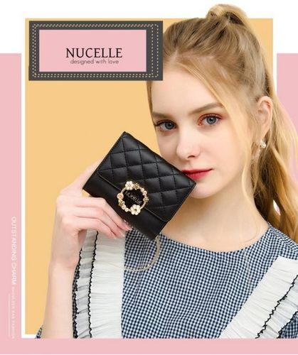 Nucelle elegancki niebieski portfel na Arena.pl