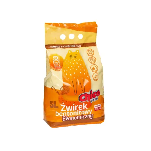CHICO Żwirek bentonitowy Ekonomiczny 5l na Arena.pl