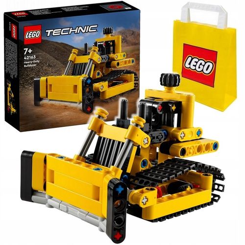 LEGO TECHNICS 42163 Buldożer do zadań specjalnych - Spychacz + TORBA LEGO na Arena.pl