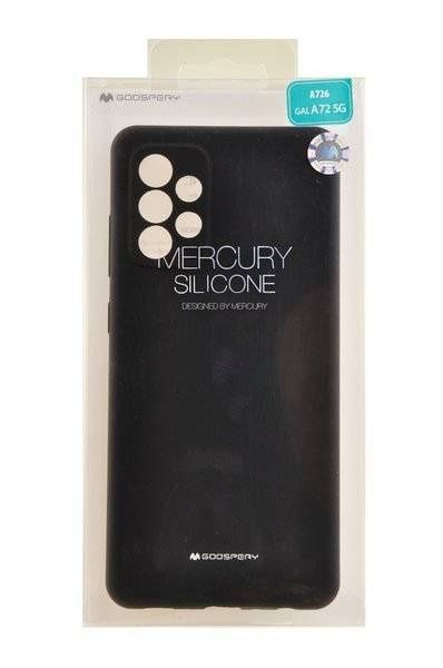 Etui Mercury Goospery Silicone do Samsung Galaxy A72 czarny zdjęcie 5