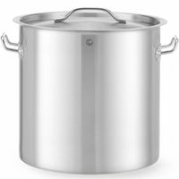 garnek budget line z pokrywką 25 l śr. 345 x 350 h - hendi 834206