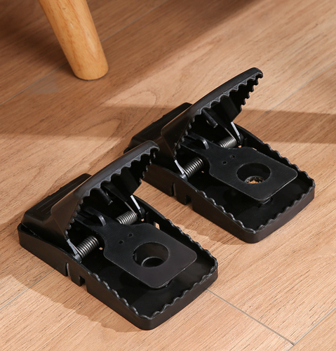 Łapka pułapka na myszy gryzonie bardzo mocna gilotyna myszołapka czarna na Arena.pl