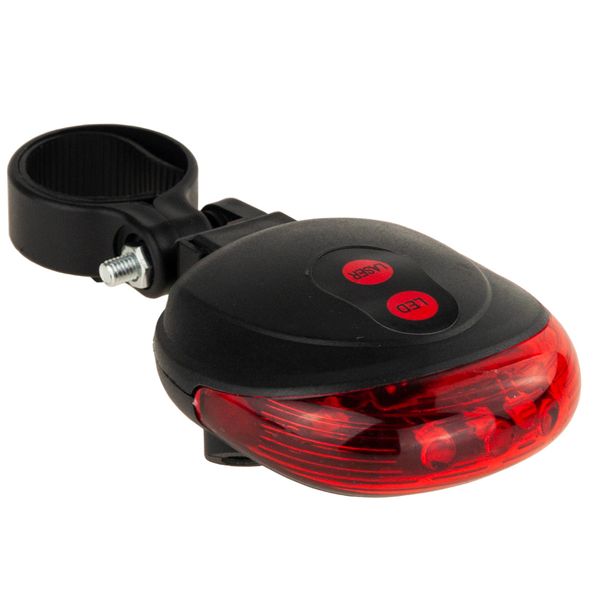 Lampka Rowerowa Laserowa 5 Led Laser zdjęcie 8