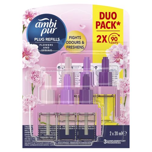 Ambi Pur wkład elektryczny 3VOLUTION 2X20 ml FLOWERS and SPRING 2 SZTUKI na Arena.pl