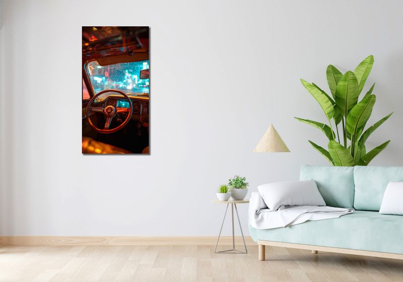 Obraz 50x100cm Nocny Kierowca zdjęcie 2