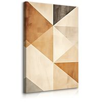 Obraz Do Sypialni Abstrakcja Trójkąty Wzór Geometryczny Boho 70cm x 100cm