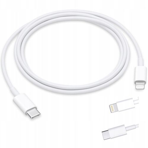 SZYBKI KABEL USB C LIGHTNING 1M DO iPHONE DO ŁADOWANIA SZYBKIE ŁADOWANIE na Arena.pl