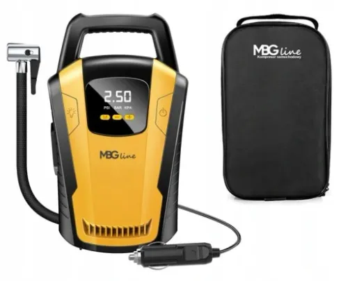 KOMPRESOR SAMOCHODOWY Pompka Sprężarka 12V LED LCD na Arena.pl