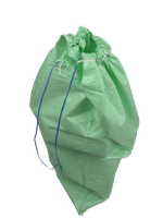 Worki PP zielone z zaciągiem 50x80 cm 10 szt.