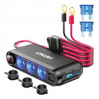 Rozdzielacz zapalniczki Amio 03782 12/24 V