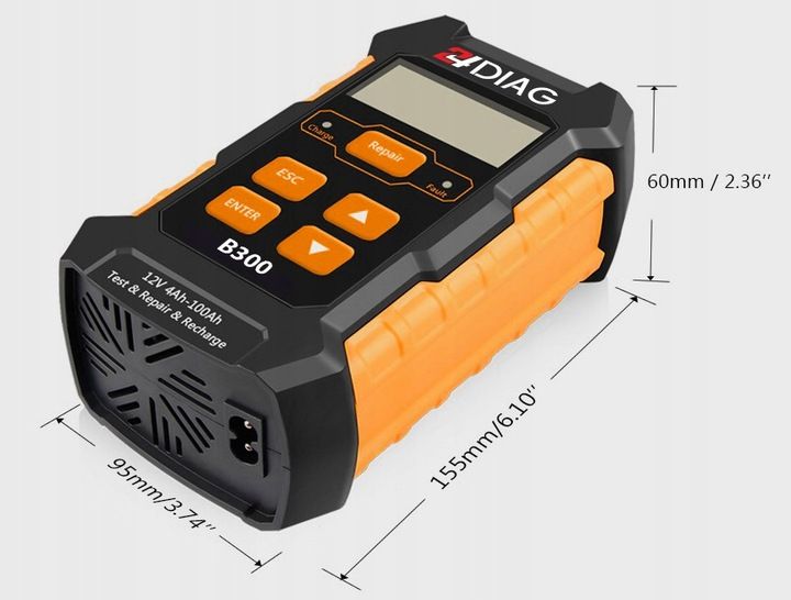 TESTER DO AKUMULATORÓW PROSTOWNIK B300 3w1 12V 5A zdjęcie 1